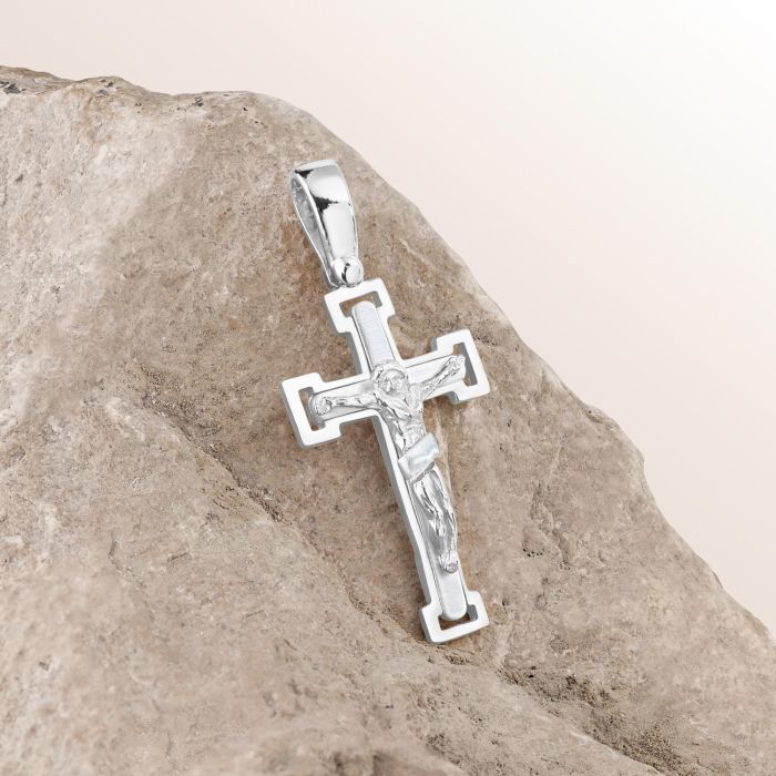 Sterling Silver Crucifix Cross Pendant