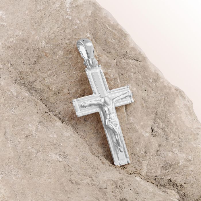 Sterling Silver Crucifix Cross Pendant