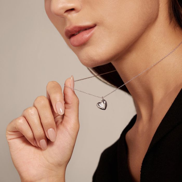 Sterling Silver Heart Necklace
