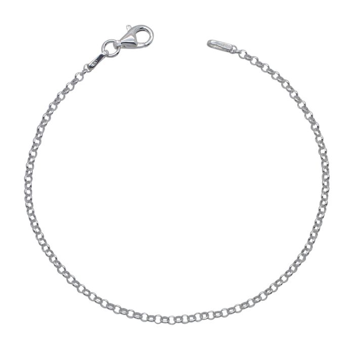 Sterling Silver 2mm Belcher Link Bracelet