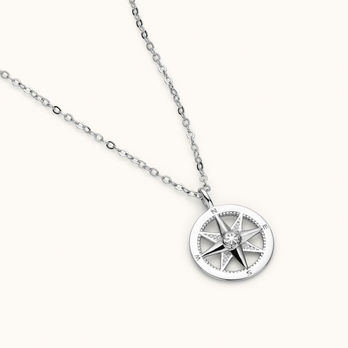 Sterling Silver Guiding Star Amulet Necklace