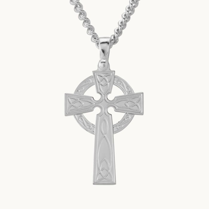 Sterling Silver Celtic Cross Necklace