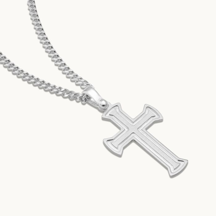 Sterling Silver Cross Necklace