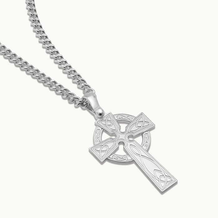 Sterling Silver Celtic Cross Necklace