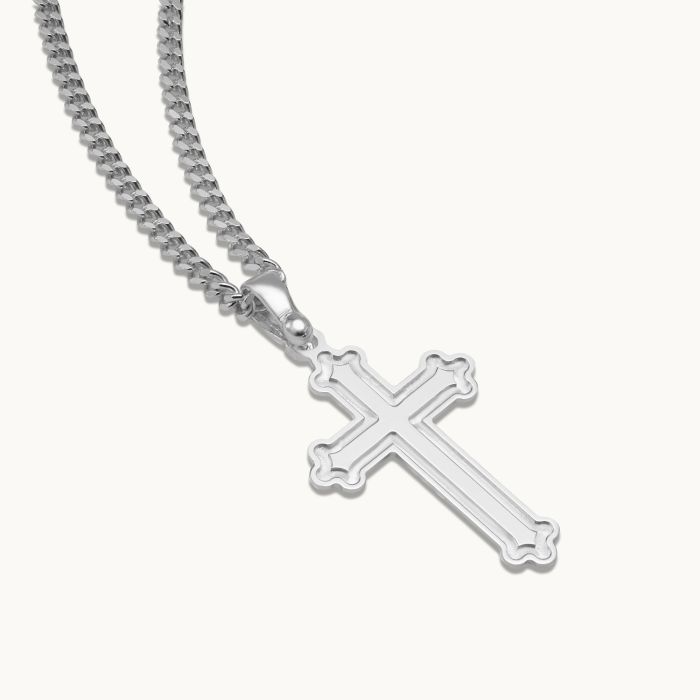 Sterling Silver Cross Necklace