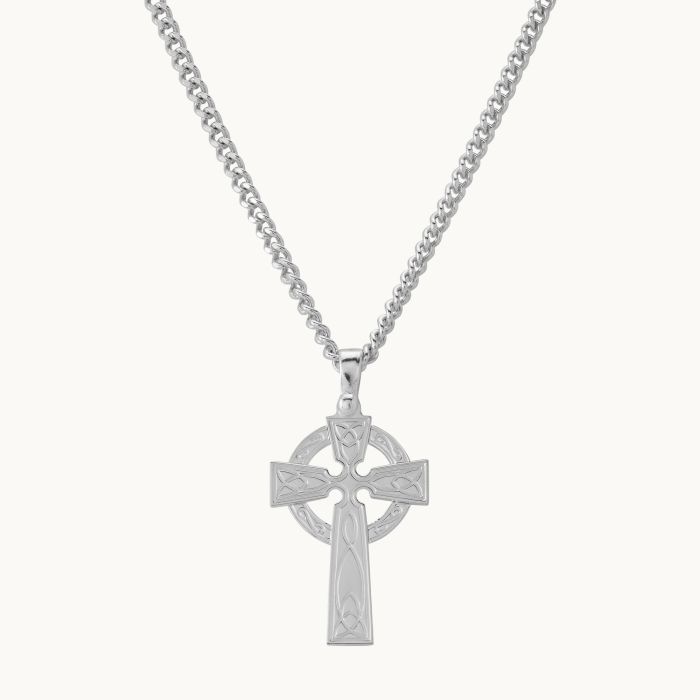 Sterling Silver Celtic Cross Necklace