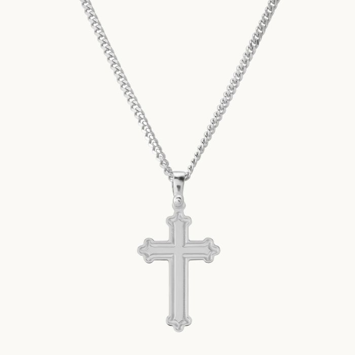 Sterling Silver Cross Necklace