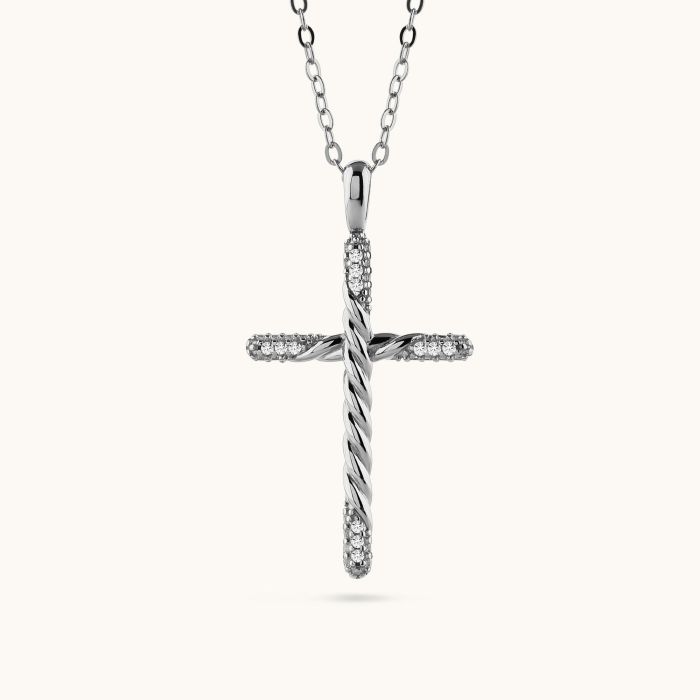 Sterling Silver Cross Necklace