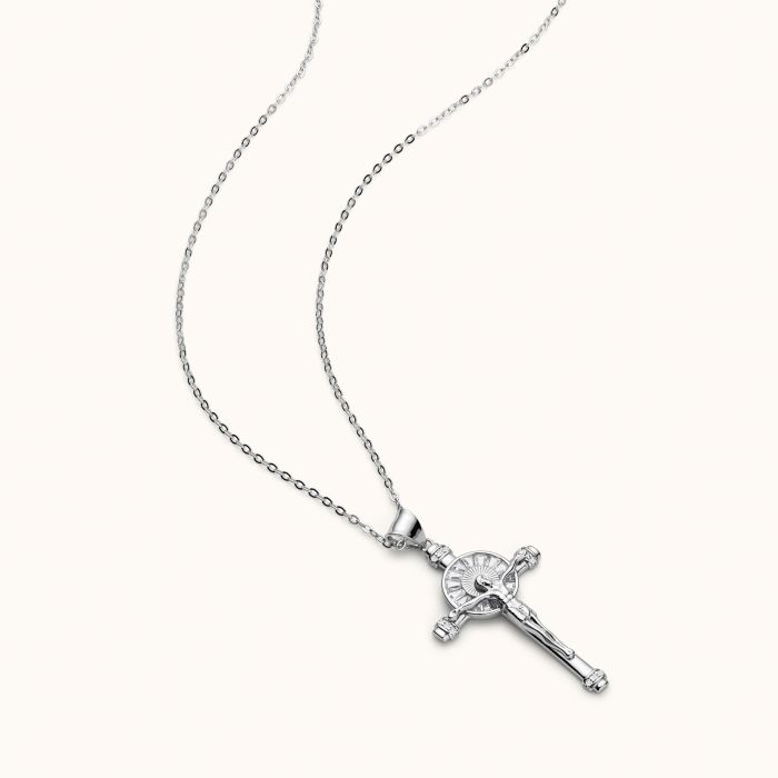 Sterling Silver Crucifix Necklace