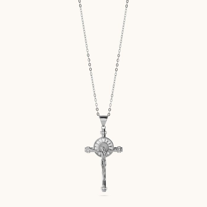 Sterling Silver Crucifix Necklace