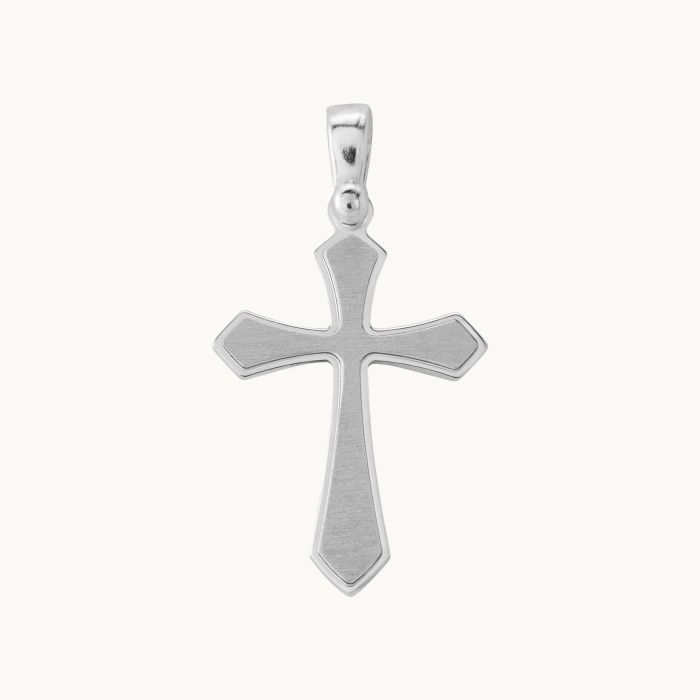 Sterling Silver Byzantine Cross Pendant