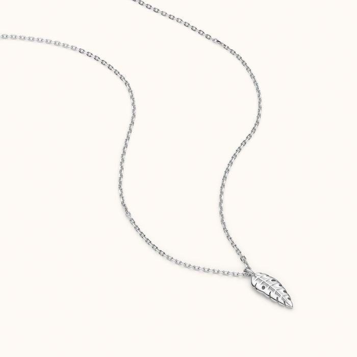 Sterling Silver Lucky Feather Amulet Necklace