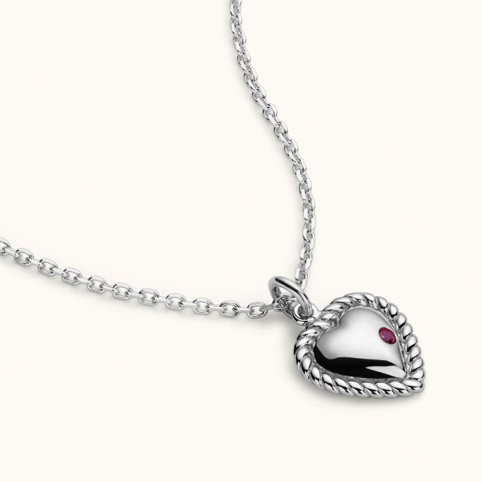 Sterling Silver Heart Necklace