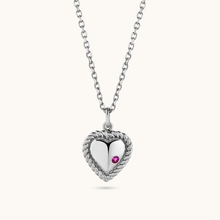 Sterling Silver Heart Necklace