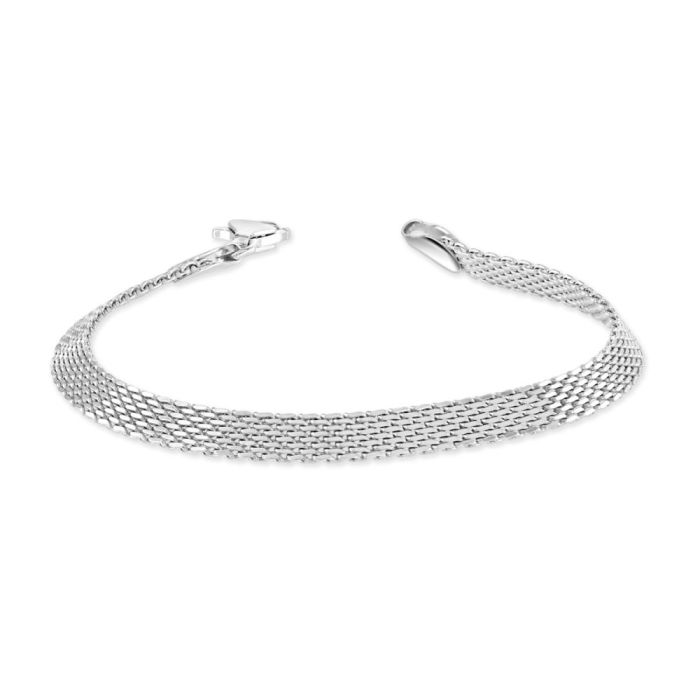 Silver on sale mesh bracelet