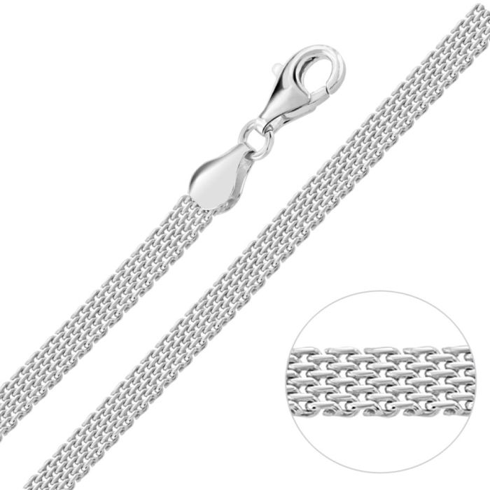 Sterling Silver 5mm Mesh Bracelet 