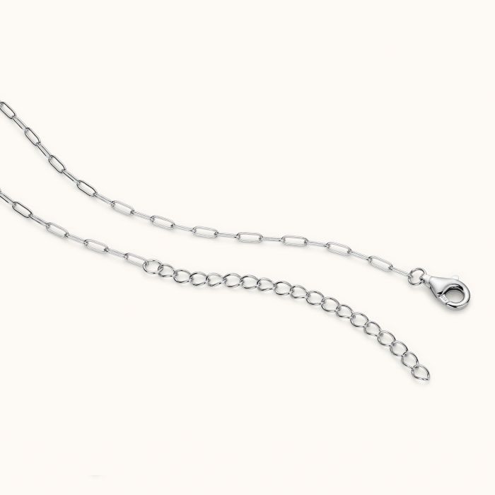 Sterling Silver Amulet Snake Necklace