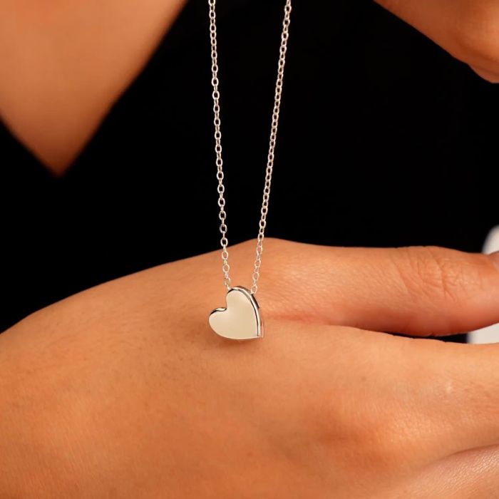 Sterling Silver Heart Necklace