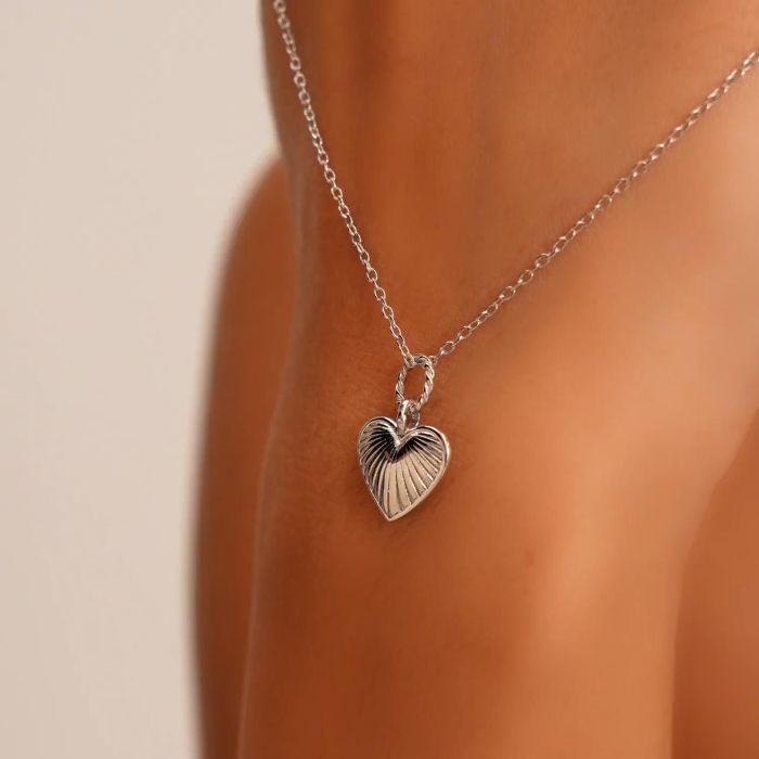 Sterling Silver Heart Necklace