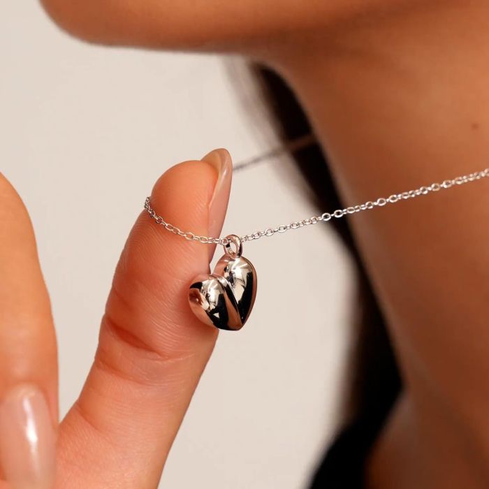 Sterling Silver Heart Necklace