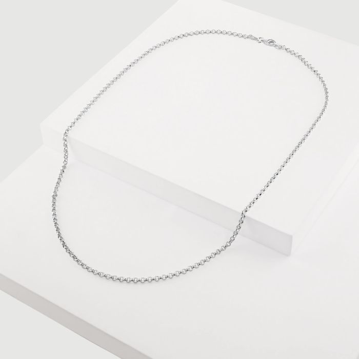 Sterling Silver 2.6mm Belcher Chain Necklace