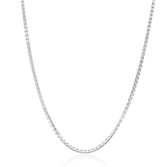 Sterling Silver 1.5mm Box Chain Necklace