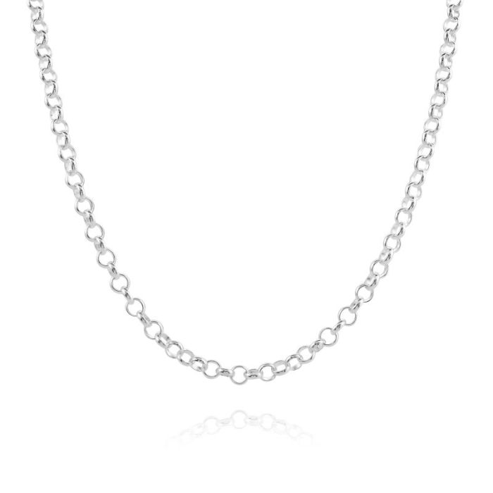Sterling Silver 3.4mm Belcher Chain 