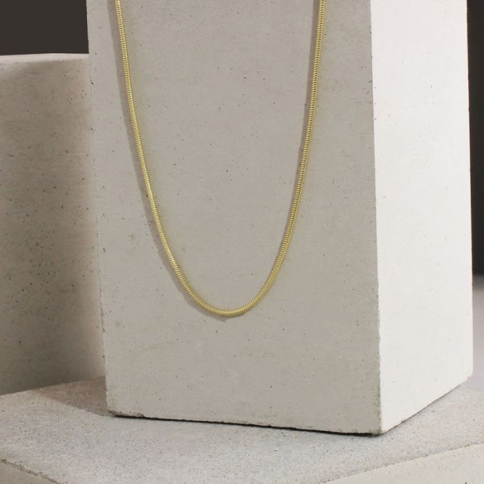9ct Gold Plated Sterling Silver 1.4mm 