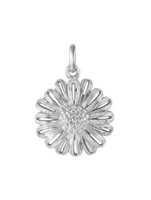 Sterling Silver Daisy April Flower Pendant