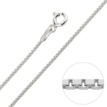 Sterling Silver 1mm Box Chain