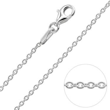 Sterling Silver 1.5mm Cable Trace Chain