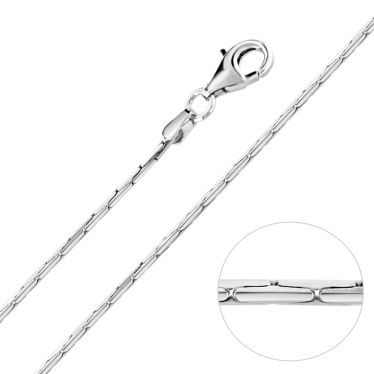 Sterling Silver 1.3mm Cardano Diamond Cut Chain Necklace  