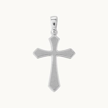 Sterling Silver Byzantine Cross Pendant