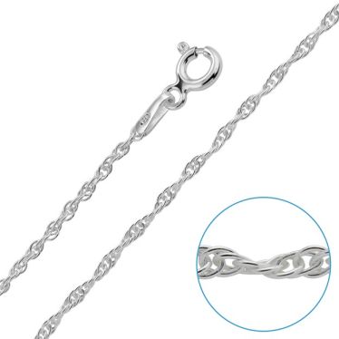 Children's Sterling Silver 1.5mm Prince Of Wales Chain 14