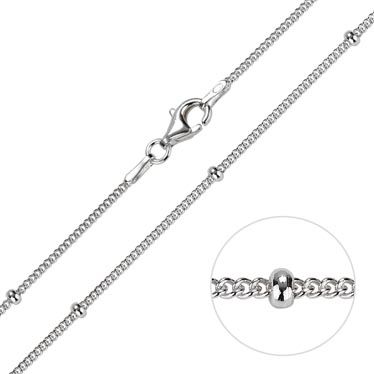 Sterling Silver Satellite Chain Necklace