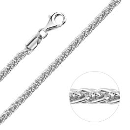 Silver wheat clearance chain necklace