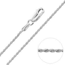 Sterling silver rope on sale chain 16 inch