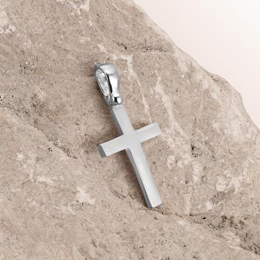 Sterling Silver Cross Pendant New