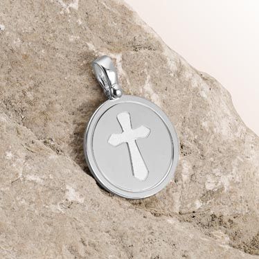 Sterling Silver Cross Pendant New