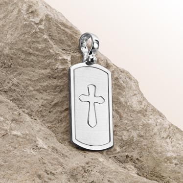 Sterling Silver Cross Pendant New