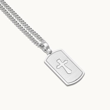Sterling Silver Cross Necklace New
