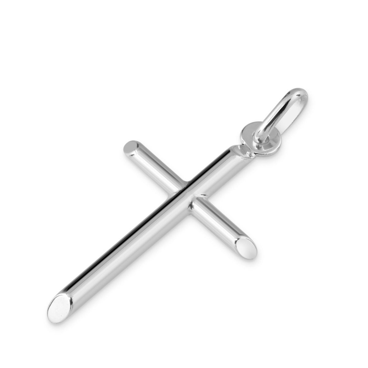Sterling Silver Small Plain Cross Pendant New