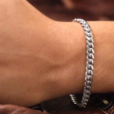 Sterling Silver Woven Chain Bracelet