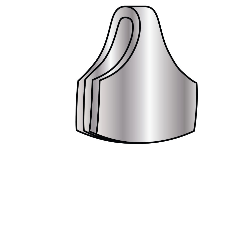 Curved End Cap Angle View