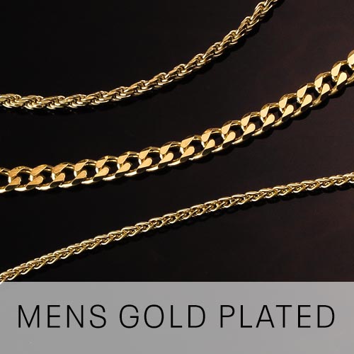 Mens Gold Plated Chains