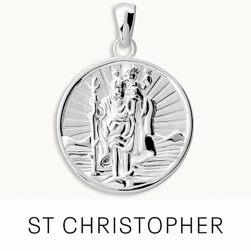 Silver St Christopher Pendants
