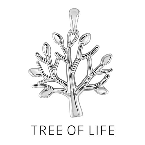 Silver Tree of Life Pendants