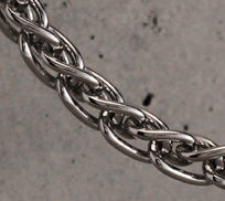 Sterling Silver Spiga Chain Necklaces